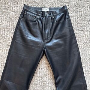 Agolde leather pants